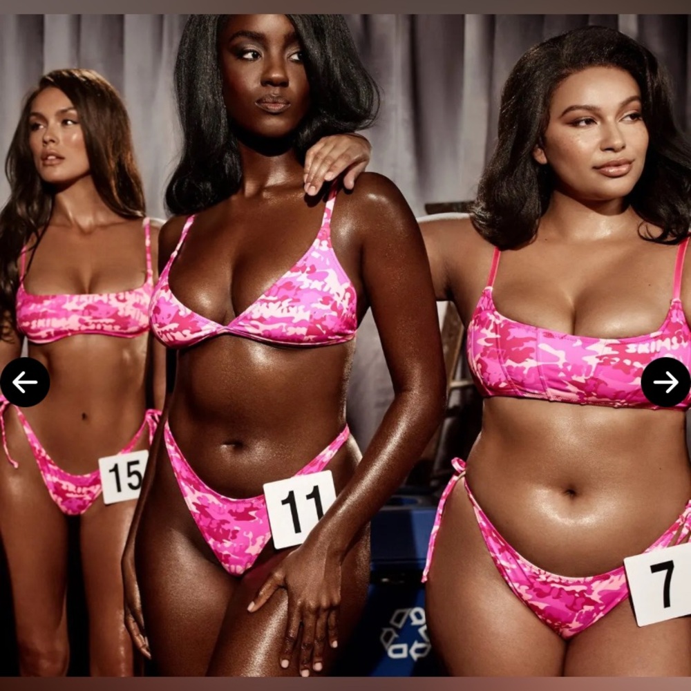 NWT SKIMS Signature Swim Corset Bikini Top size XL - Picture 7 of 7